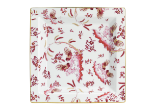 Ginori Oro Di Doccia Magenta Large Squared Vide Poche - 9.5"